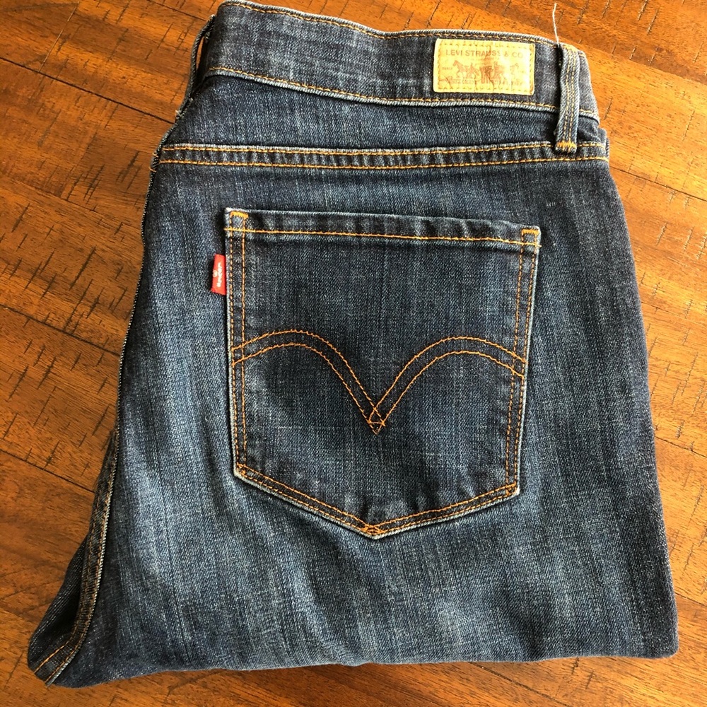 Levis perfect waist boot cut jeans